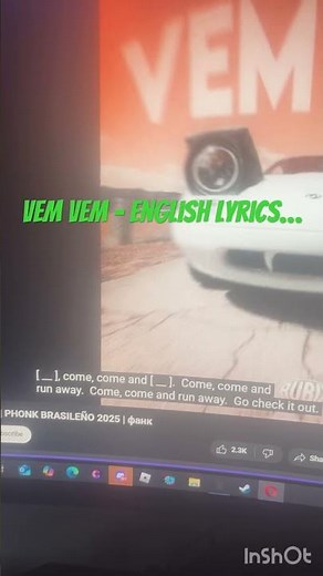 Vem Vem - English Lyrics #phonk #six #englishlyrics