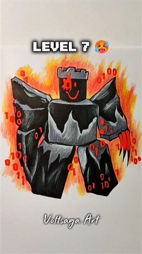 Drawing Roblox in Different Levels #roblox #art #robloxdrawing #robloxedit #drawing #artdrawing