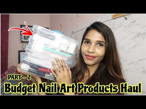 Professional Nail Art Products Haul in Tamil | Nail Extension Products for Begginers #nails #nailart