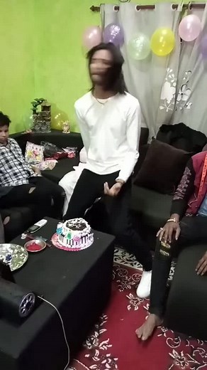 Energetic head bang dance moves