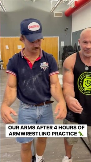 🦖 T-TEX Arms After 4 Hour Armwrestling Practice