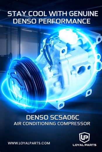 ❄️ Power Meets Precision! Experience unmatched cooling with the Denso SCSA06C Air Conditioning Compressor — engineered for performance, durability, and reliability. Stay cool, drive confident, and keep your car’s A/C running like new! #Reels #Denso #LoyalParts #AutoParts #ACCompressor #CarCooling #StayCool #OEMParts #PerformanceDriven #CarMaintenance #ReliableCooling | Loyal Parts