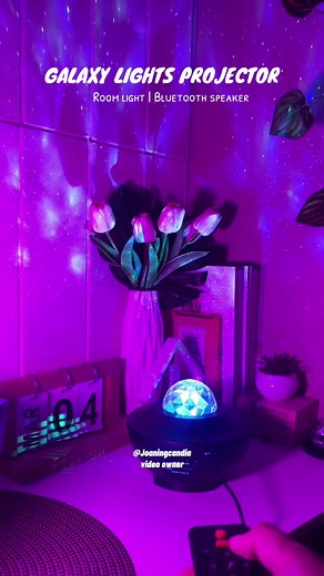 Galaxy lights projector 🥰 #galaxylightprojector #roomlights