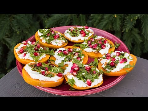 Gluten Free Persimmon Appetizers