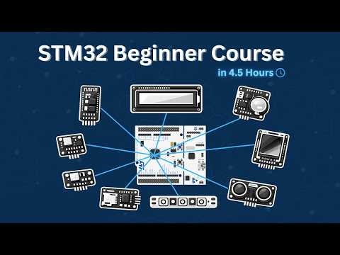 STM32 Full Course for Beginners | CubeIDE, UART, ADC, I2C, SPI, Timers, LCD, SD Card
