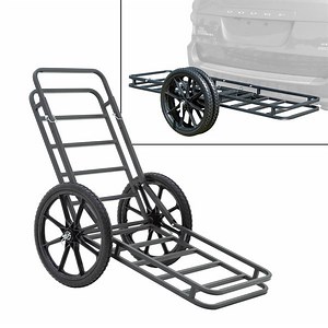Big Wheel Cart / Game Cart & Hitch-Mount Cargo Carrier Combo