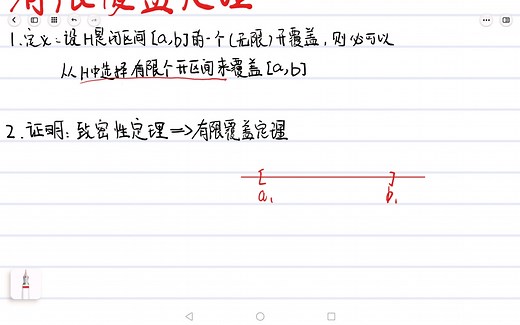 15.有限覆盖定理及其证明