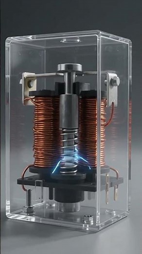 ⚡ Inside a Solenoid: How Electromagnetic Motion Works!#Solenoid #Electromagnetic #Engineering