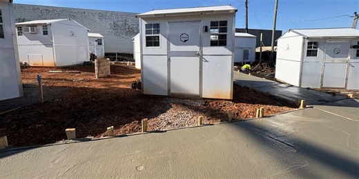 Faith Chapel micro-shelters for homeless community nearing completion