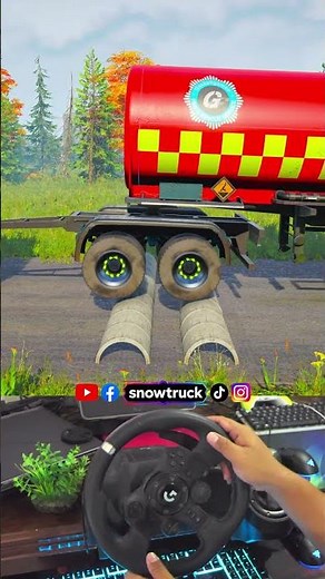 Truck vs Speed Bumps With Extreme Broken Road Snowrunner Gameplay Ep41 #snowrunner #truck #mud