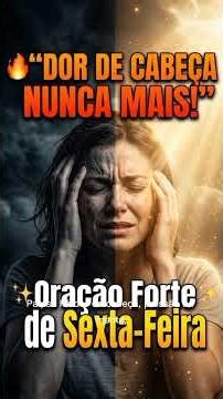 Oração Poderosa Contra Dor de Cabeça e Dores no Corpo. Sexta-Feira de Libertação #vidasaúdeepazg