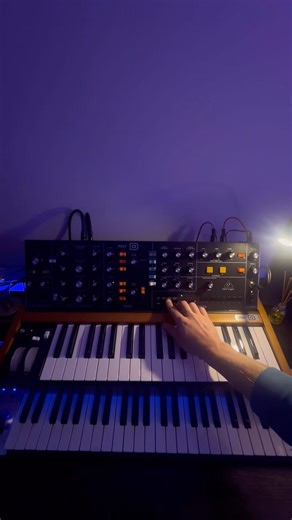 Making melodies on the Poly D synth #music #keyboard #behringerpolyd