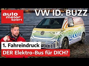 VW ID. Buzz - besser als T7 und T6.1? Der erste Fahreindruck I auto motor und sport
