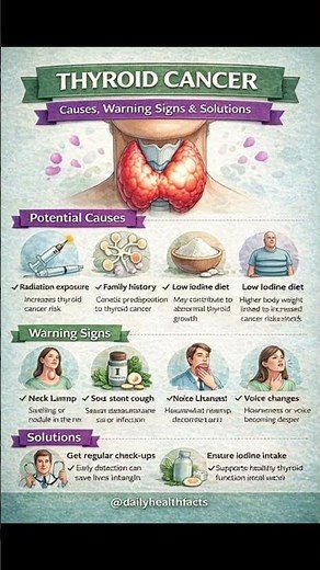 Thyroid Cancer: Warning Signs You Should Never Ignore 🚨