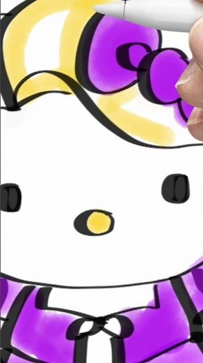 Cómo Dibujar y Colorear a Hello Kitty Princesa Paso a Paso Fácil para Niños #burrikiki #bluey