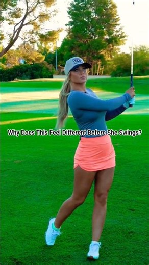 You Notice Her Before The Swing Even Starts… ⛳✨ | Hailey Rae Ostrom