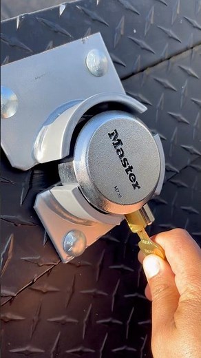 Truck toolbox lock idea 🔐 #fyp #tools #truck #toolbox #lock #ideas #security
