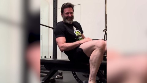 Hugh Jackman is absolutely jacked in ‘Wolverine’ training post-split