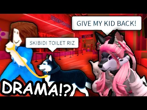 DRAMA!? on PAWS Pet Hospital Roblox Roleplay