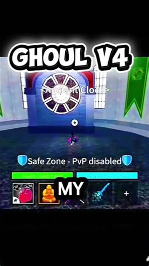 Unlocked Ghoul V4 First Gear 😱 | Blox Fruits #Roblox #BloxFruits #GhoulV4 #Gaming
