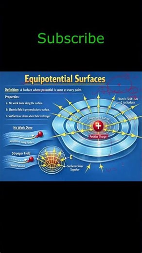 📘 Equipotential Surfaces Explained | Electrostatics Made Easy | Physics_pathsala #explorephysics