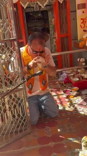 Live Shankh Blowing at Temple 🕉️ Mahashivratri 2026