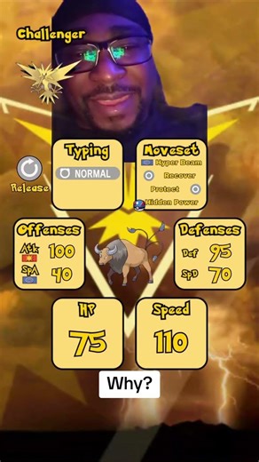 Why is Zapdos a challenge!? #pokemon #zapdos #pokemonfilter #pokemoncommunity #legendarypokemon