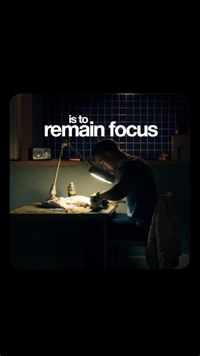 The main focus is to remain focused ⚡️ | Alpha Motivation