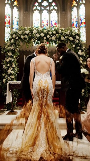 Bride’sdressfailedfromthebackandthewholeweddingwentintopanicmode#microdrama#weddingtok#chaos#caughtoncamera#viralvideo