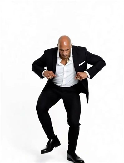 The Rock Getting Down! 🪨 🎸 🎶