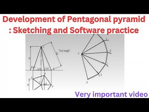 Development of Pentagonal Pyramid: Sketching and Software Practice