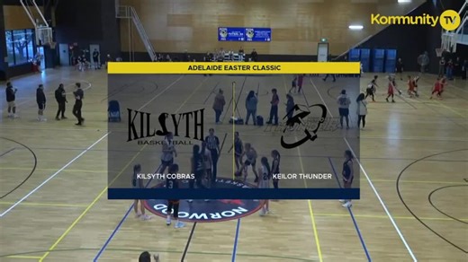 Replay: 2026 Adelaide Easter Classic grand finals The ARC Court 1 – Kilsyth Cobras v Keilor Thunder (U12 Girls Champs)