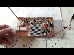 Glue Stick Variable Inductor for AM Receiver w LM386