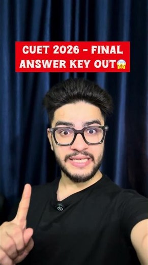 Final answer key out! Cuet 2026