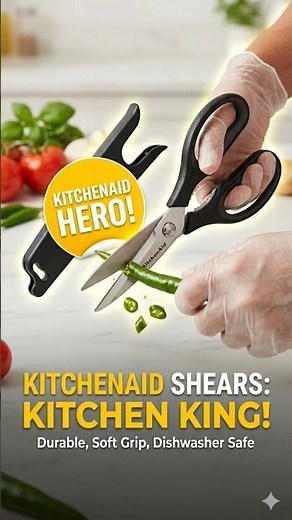 KitchenAid Kitchen Shears Unboxing & Review #amazonfinds #kitchengadgets #⃣