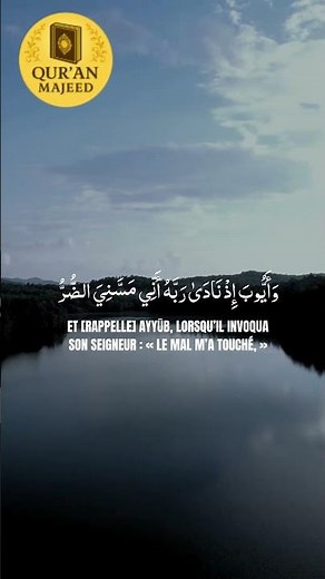 🤲 Sourate Al-Anbiyā’ (21:83) – L’invocation de patience d’Ayyūb... #coran #duet #tajwid
