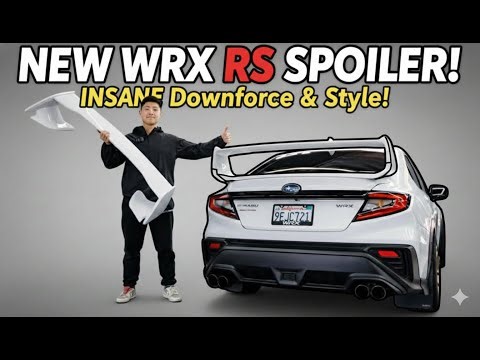 New AFD RS Spoiler Completely Changes the WRX!