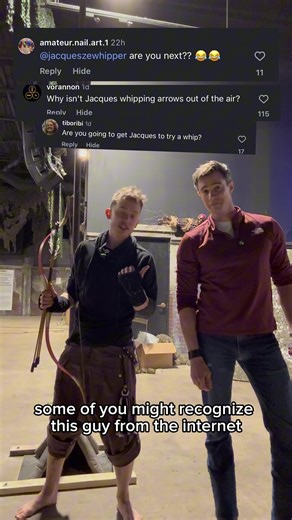 Can you whip an arrow out of the air?massive thanks to Mr Ze Whipper for this! #fantasy #nerd #archery #arrow #whip