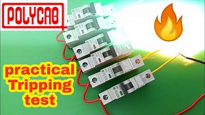 Polycap MCB short circuit Testing #mcb #mcbwork #mcbtest #Polycapmcb #electricwork #ewc #electric | Electric Work Center