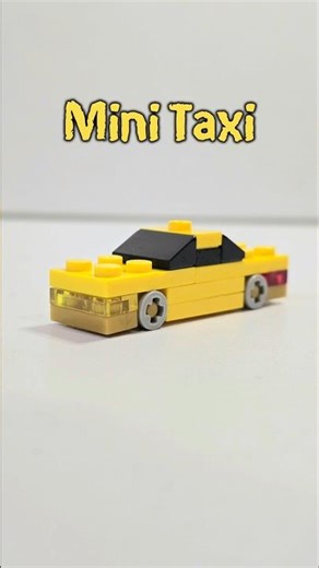 How to build mini Lego Taxi Car🚕#fun #funbuildingblocks #legoshorts #kidscreativity#rmbrickmasters
