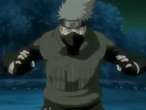 Kakashi fast hand signs--kakashi doing hand signs