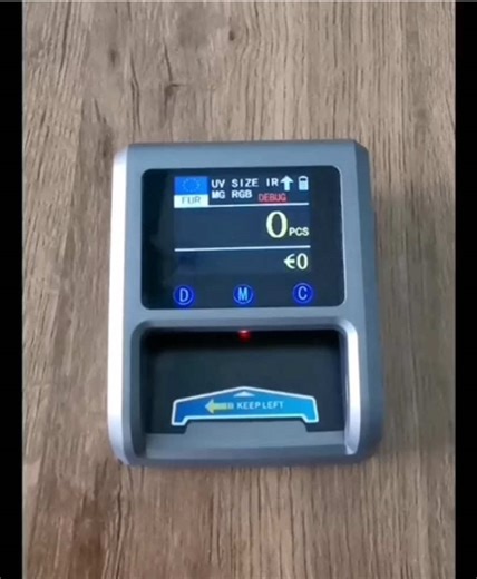 Portable Mini Banknote Detector for Easy Money Counting