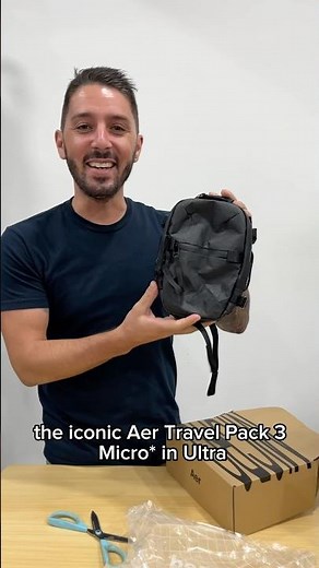 Aer Travel Pack 3 MICRO; First Look 😂