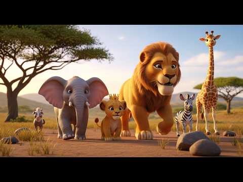 The Lion King of Papa | Fun Family Animal Rhyme for Kids | Nursery Rhymes & Songs for Children