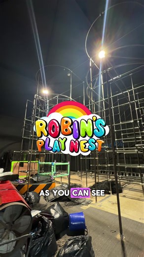 EXCLUSIVE PARK TOUR 🦚🤩 A sneak peek of what Robin’s Nest Soft Play Area is looking like so far🤫 and your reminder that we are OPENING FOR FEBRUARY HALF TERM 😱😍