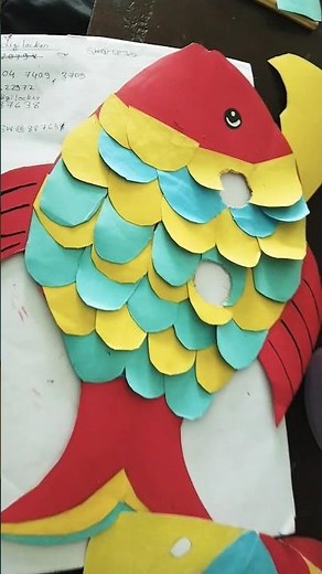 mask making idea. Fish 🐠 mask making idea #diy #artandcraftideas #handmade #maskmaking