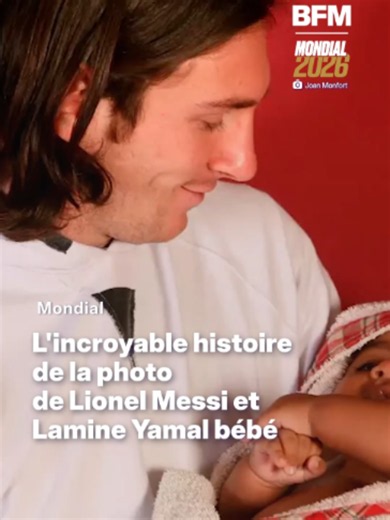 La finale du Mondial entre l'Espagne et l'Argentine dimanche (21h) sera la première confrontation entre Lionel Messi et Lamine Yamal, 19 ans après une photo où la superstar argentine donnait un bain au bébé Yamal dans le cadre d'une campagne pour l'Unicef. #messi #yamal #fifaworldcup #football