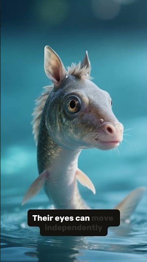 seahorses swim in an upright position