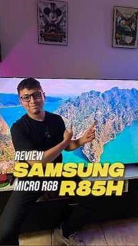 #Quick review of the #Samsung Micro RGB R85H!!! #TV #S85H #SamsungR85H #Technology #Shorts