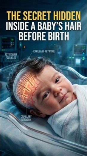 The Secret Hidden Inside a Baby's Hair Before Birth! #Babies #BabyHair #Pregnancy